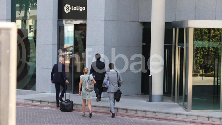 Las oficinas de La Liga de España son sede de la disputa ante el TAS (Foto: Facundo Pechervsky)