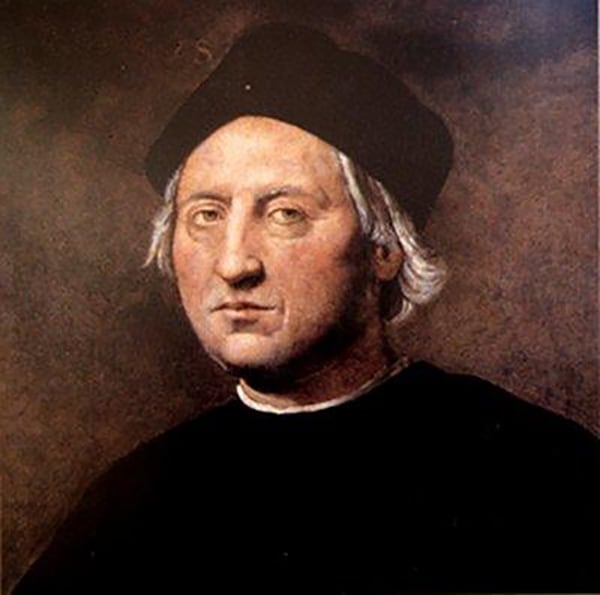 Retrato de Cristóbal Colón por el pintor italiano Domenico Ghirlandaio, Museo del Mar, Génova