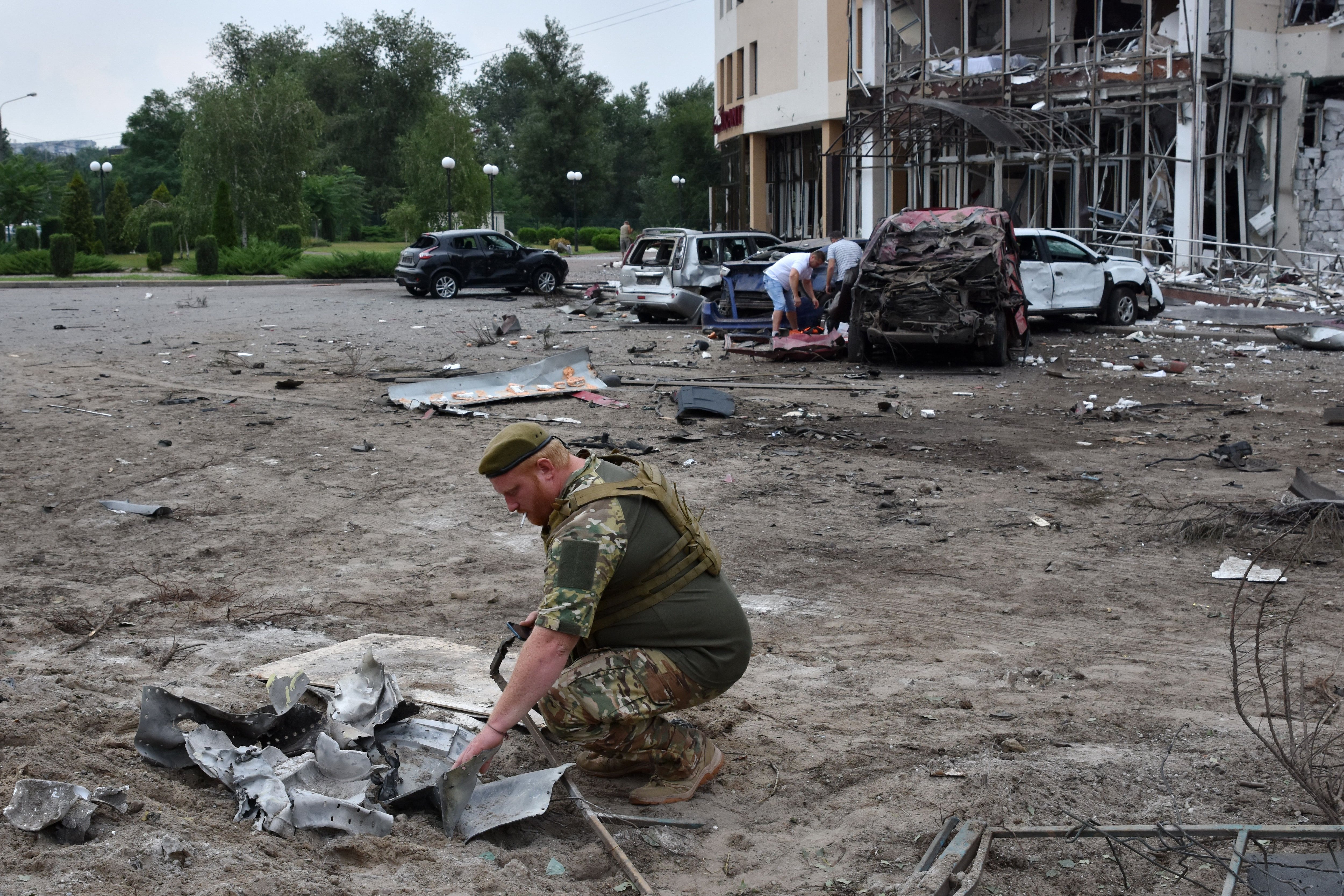 La defensa antiaérea se activó en Kiev durante la madrugada. (Europa Press)
