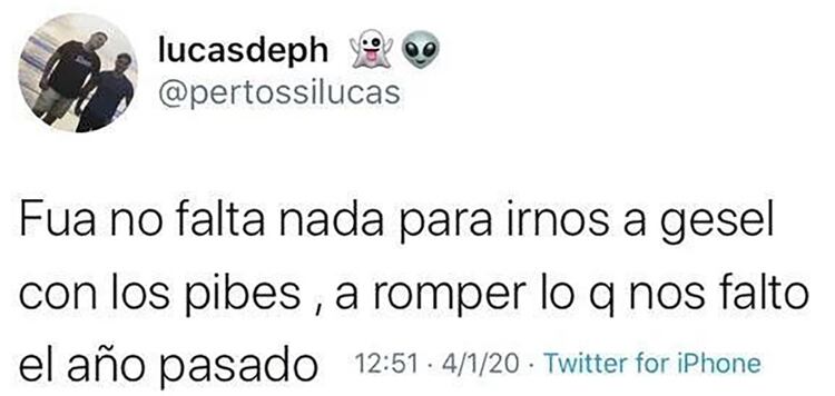 La cuenta de Pertossi fue cerrada tras su detención