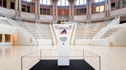 Los botines estuvieron en exposición en el Museu Nacional d´Art de Catalunya durante varios meses