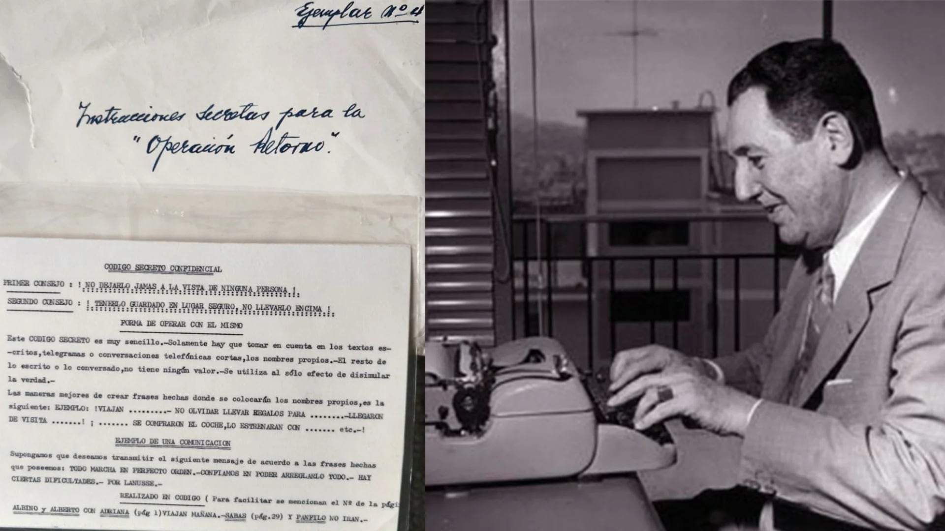 En Puerta de Hierro, Perón elaboró un “código secreto confidencial” para comunicarse con sus seguidores en Argentina