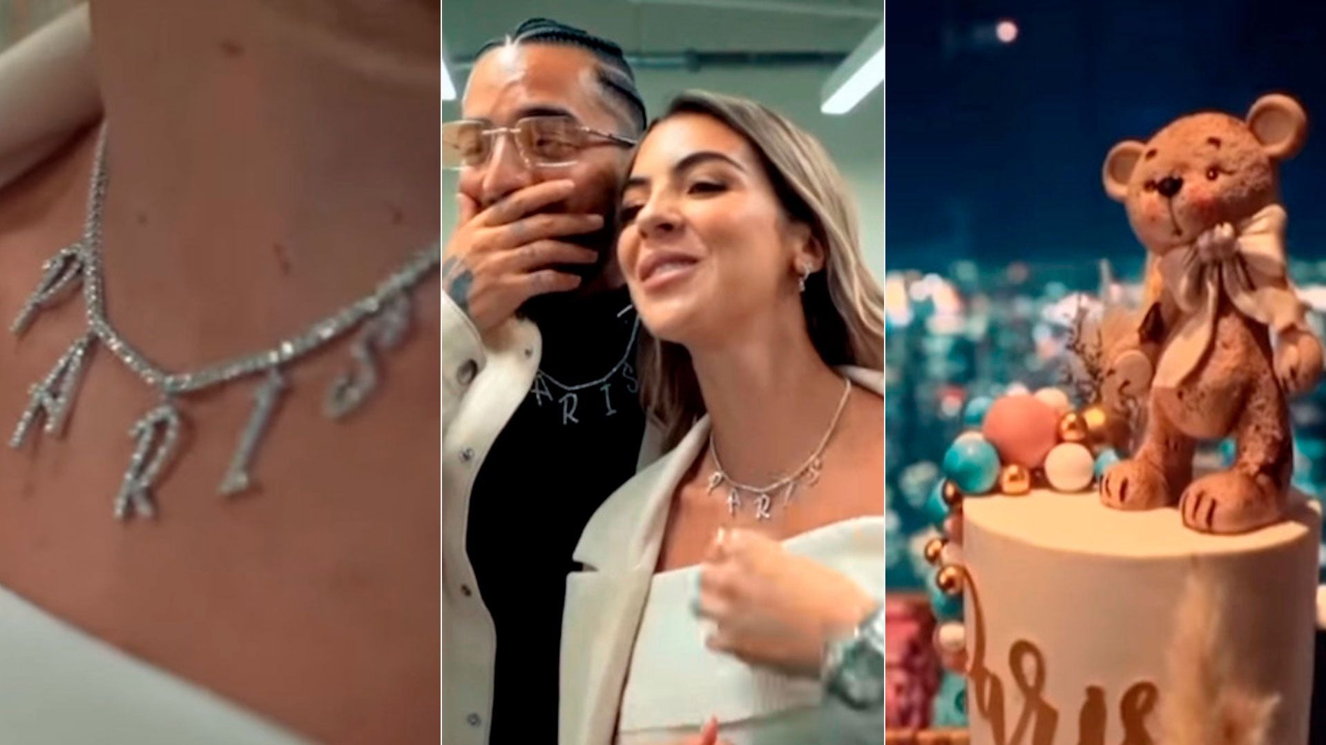 The images of Maluma and Susana the day they announced the gender of their baby on the way (Youtube)