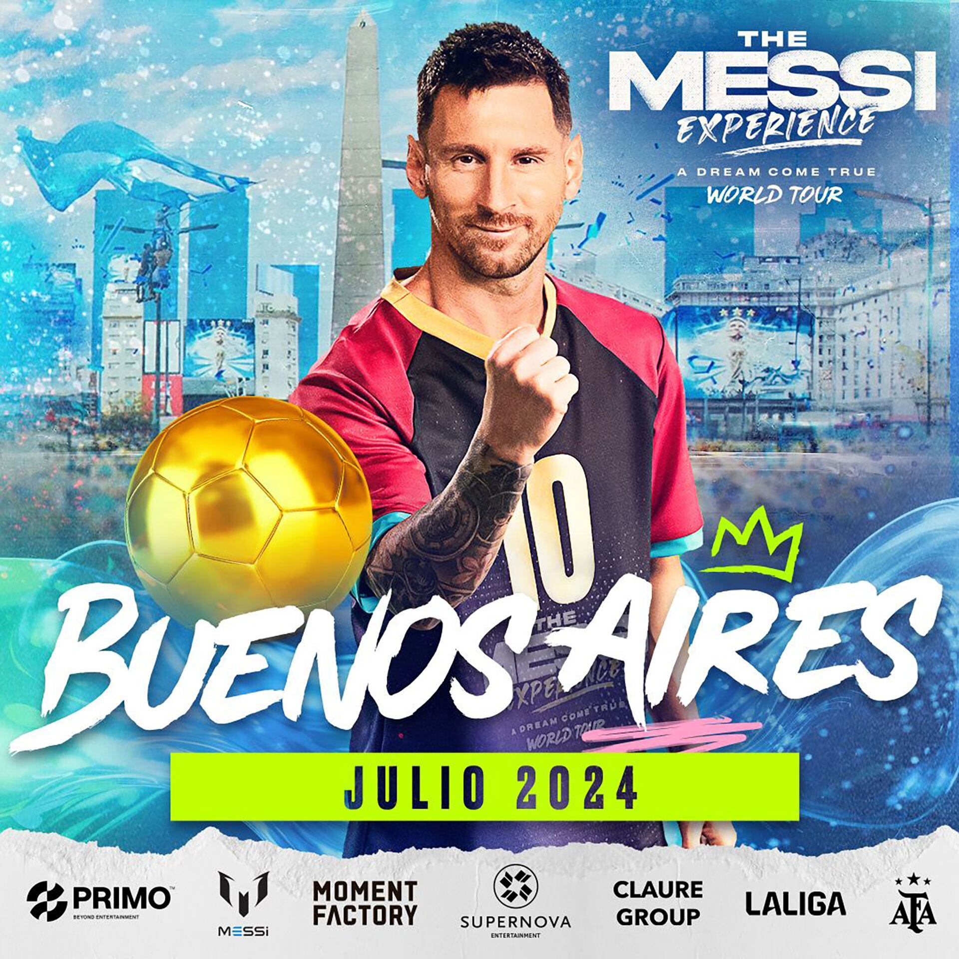 La Experiencia Messi llega a la Argentina