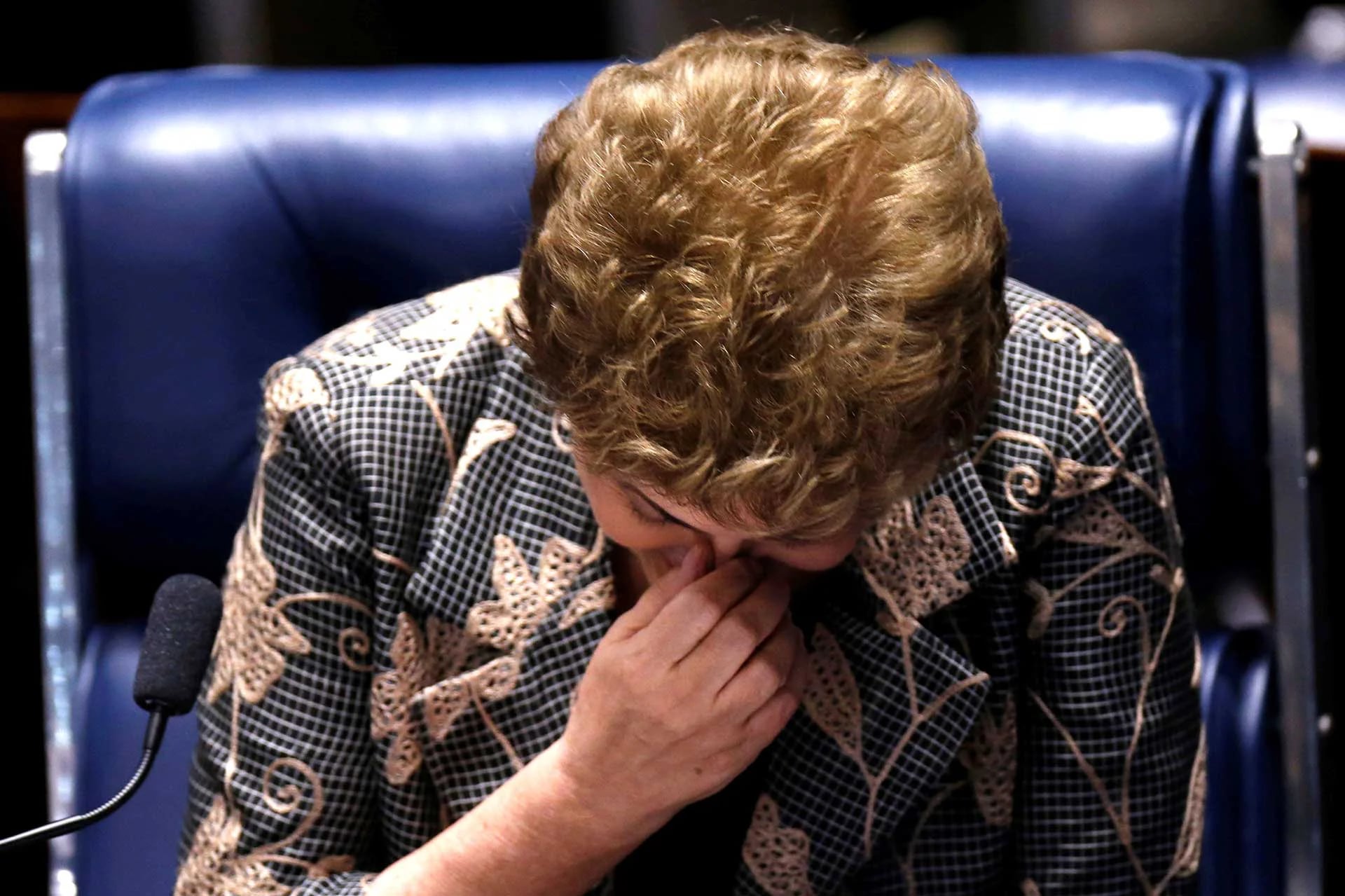 La ex presidenta de Brasil, Dilma Roussef, que dejó el poder por su impeachment.