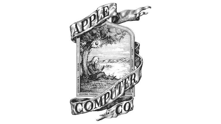 La historia detrás del primer logo de Apple