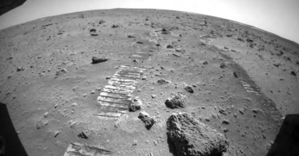 Science.-Zhurong reaches between rocks the half mile traveled on Mars