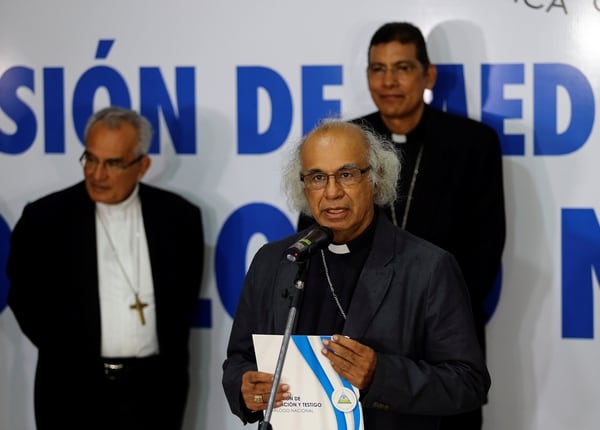 La Iglesia actúa como mediador en la crisis nicaragüense (REUTERS/Oswaldo Rivas)