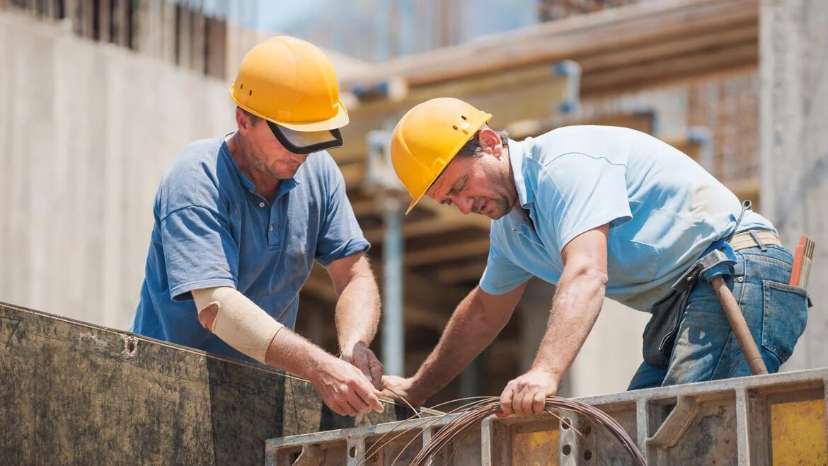 El sector de la construcción es uno de los más optimistas  entre las 800 empresas encuestadas.(NA)
