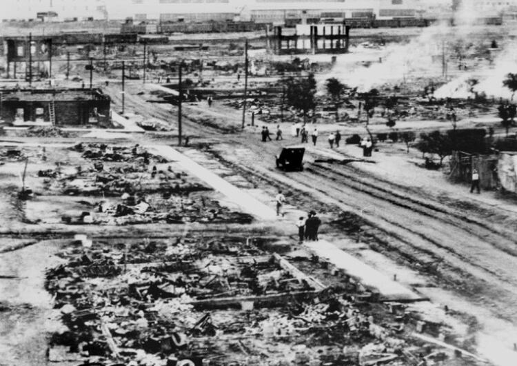 Tulsa después de los violentos hechos (Foto: Captura de pantalla