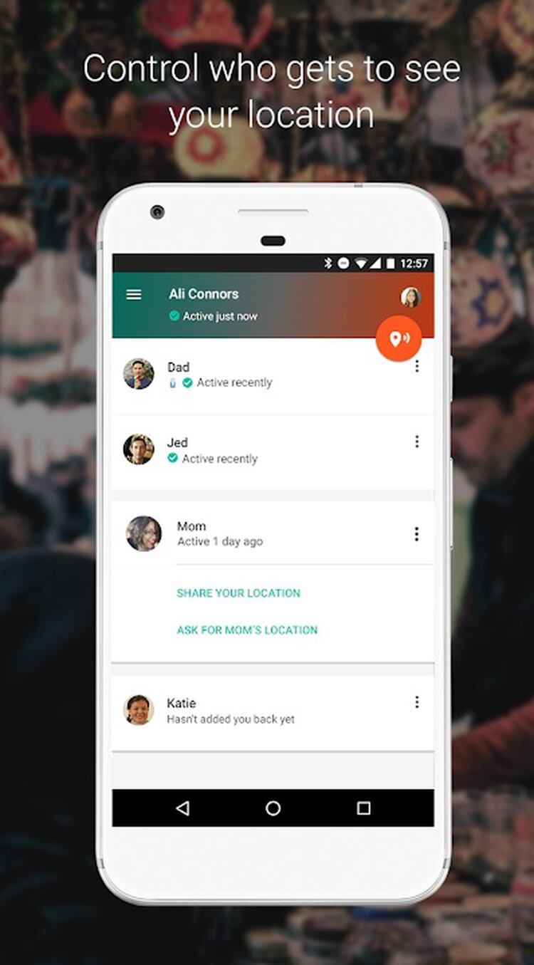 Está pensada para vincular familiares y amigos.