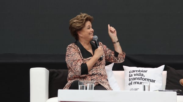 Dilma Rousseff participó del Foro de Pensamiento Crítico (Matias Baglietto)