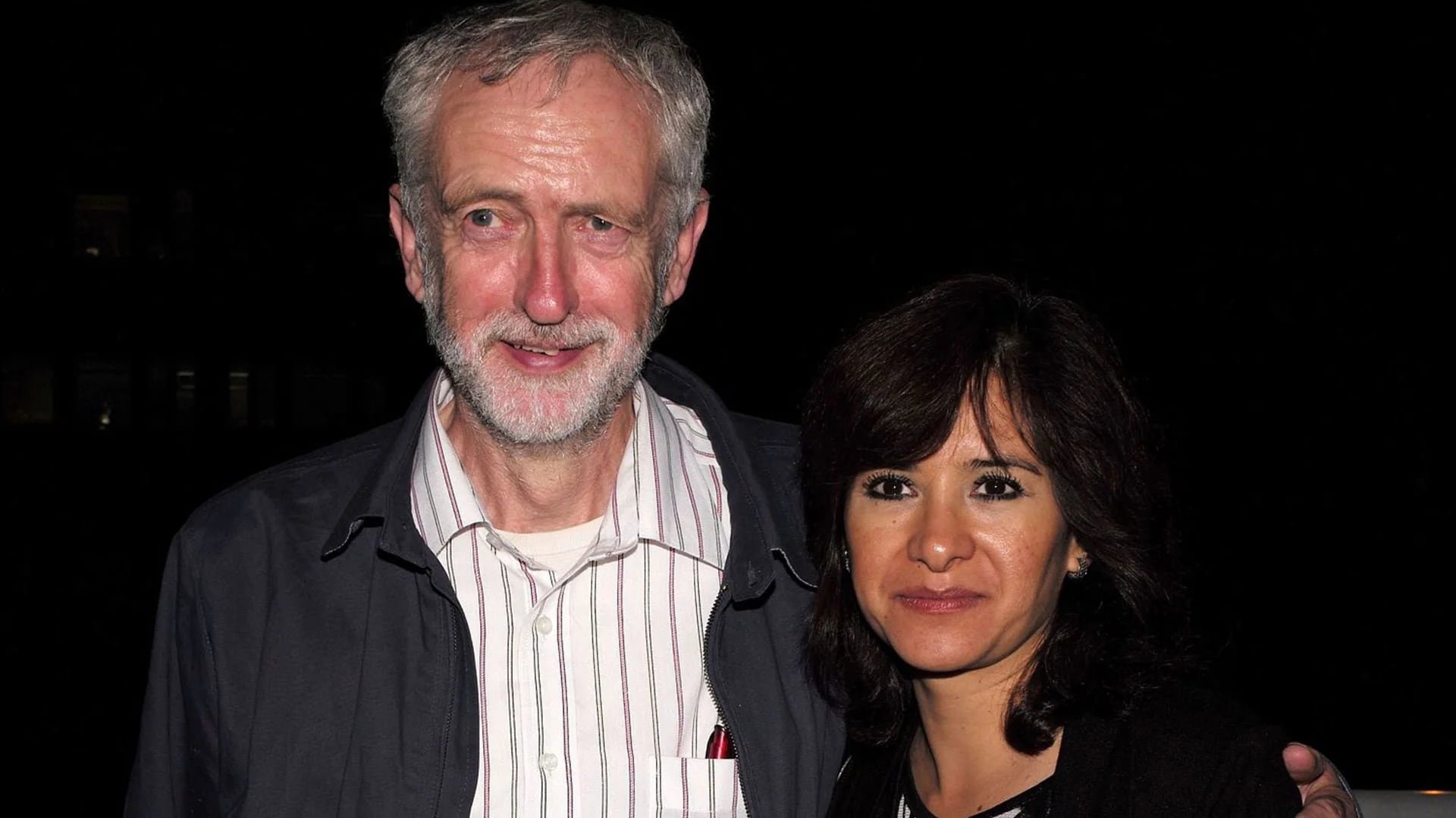Jeremy Corbyn y Laura Álvarez
