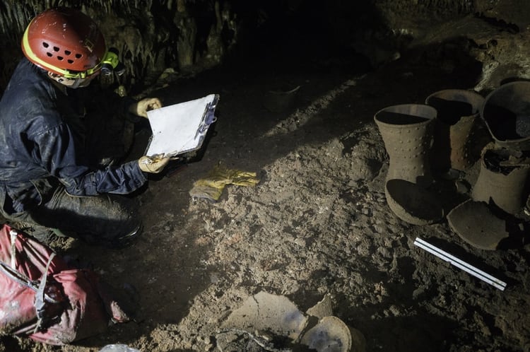 Esta cueva es un santuario subterráneo preservado casi intacto ante el paso del tiempo (Foto: Karla Ortega)