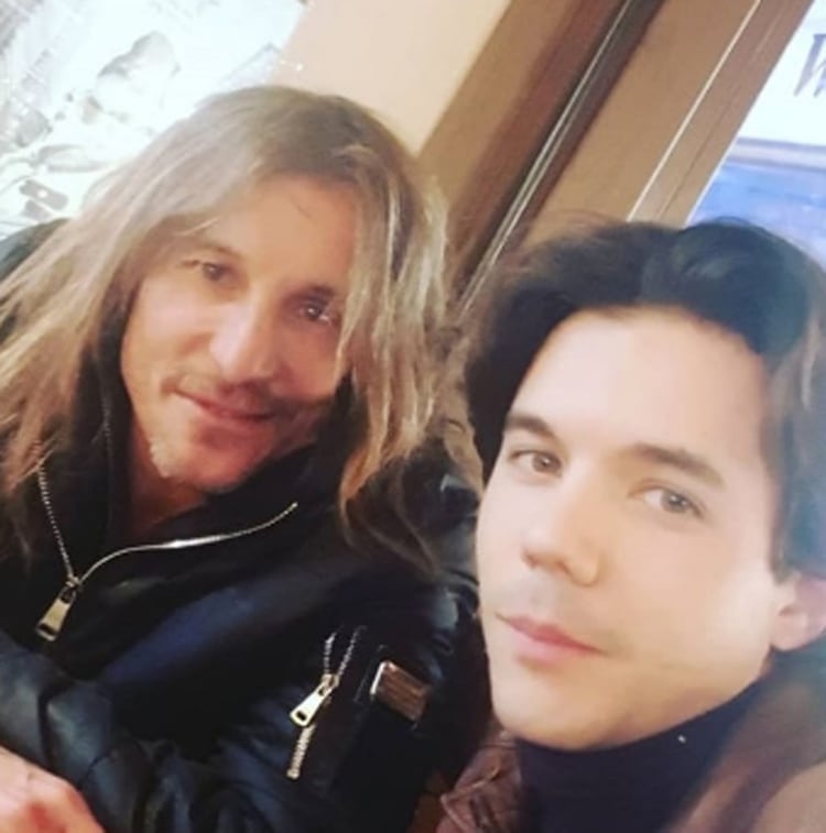 Claudio y Axel Caniggia (Instagram)