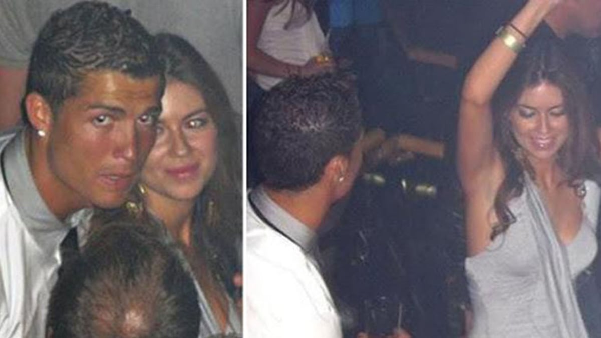 Cristiano Ronaldo con la víctima Kathryn Mayorga