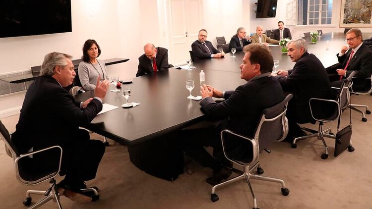 La reunión que mantuvo el Presidente con las autoridades de la empresa Vicentin 