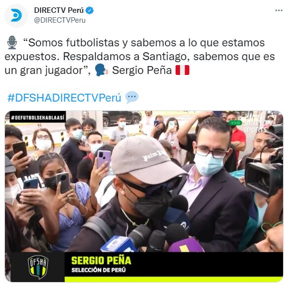 Redes sociales DirecTV Perú.
