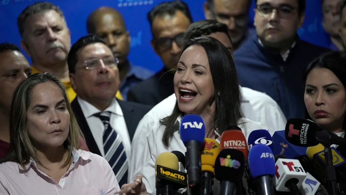 EN VIVO: María Corina Machado habla luego de que el régimen chavista no permitiera la postulación de Corina Yoris