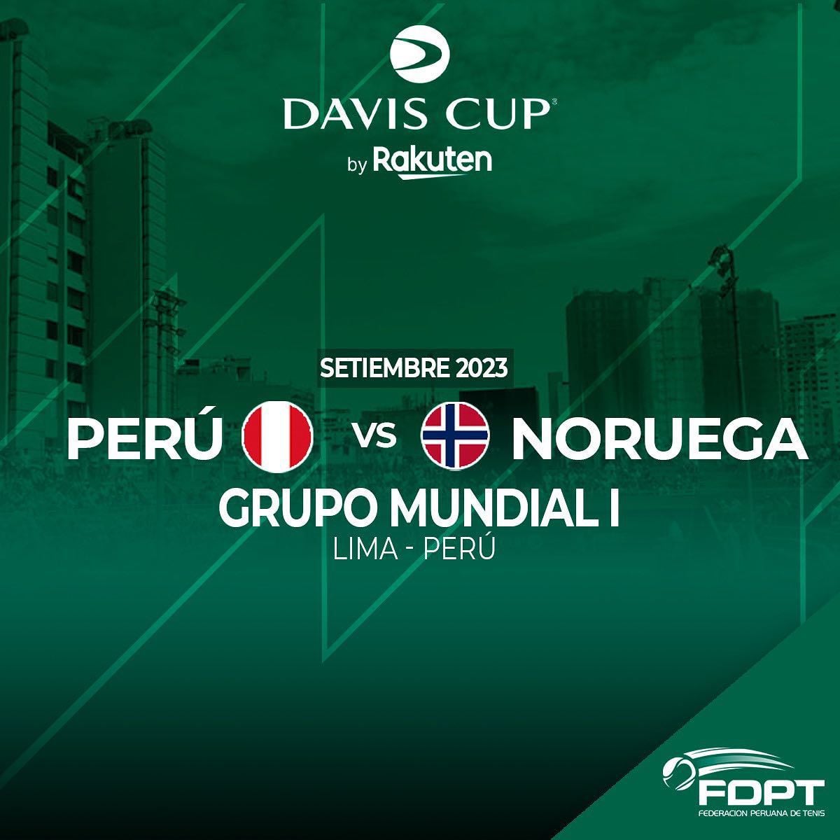 Perú vs Noruega: día, hora y canal Tv de los partidos por Copa Davis -  Infobae