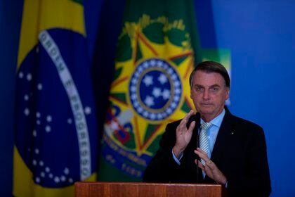 En la imagen, el presidente de Brasil, Jair Bolsonaro. EFE/Joédson Alves/Archivo
