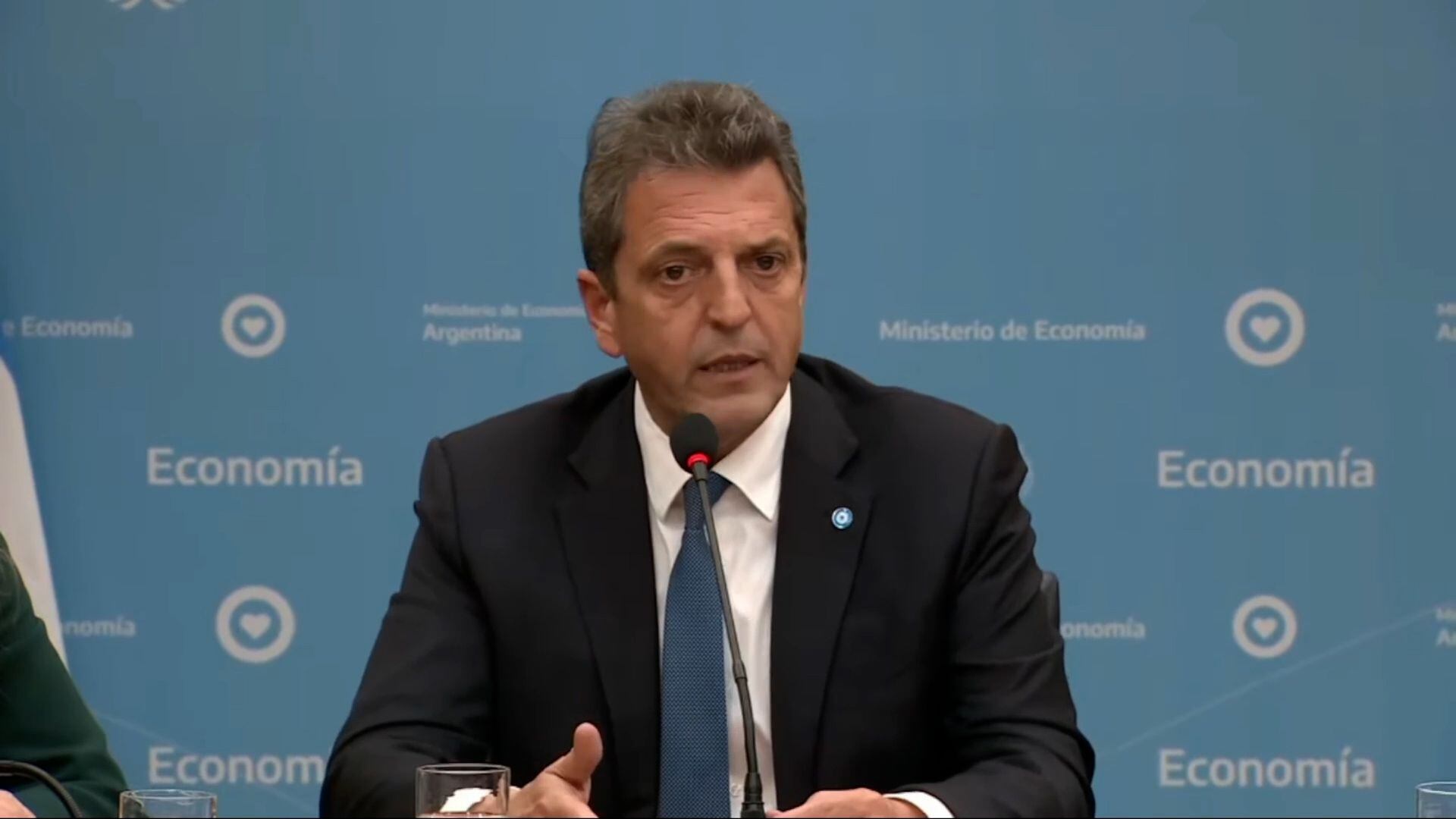 El ministro de Economía de la Nación, Sergio Massa