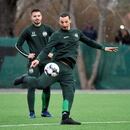 Foto del lunes del delantero sueco Zlatan Ibrahimovic en el entrenamiento del Hammarby IF en Estocolmo. Abril 13, 2020. Henrik Montgomery/TT News Agency/via REUTERS ATENCIPÓN EDITORES, ESTA IMAGEN FUE PROVISTA POR UNA TERCERA PARTE. PROHIBIDA SU PUBLICACIÓN Y SU USO COMERCIAL O EDITORIAL EN SUECIA