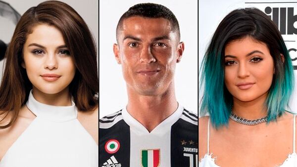 Selena Gomez, Kylie Jenner y Cristiano Ronaldo cobran millones por publicación en Instagram
