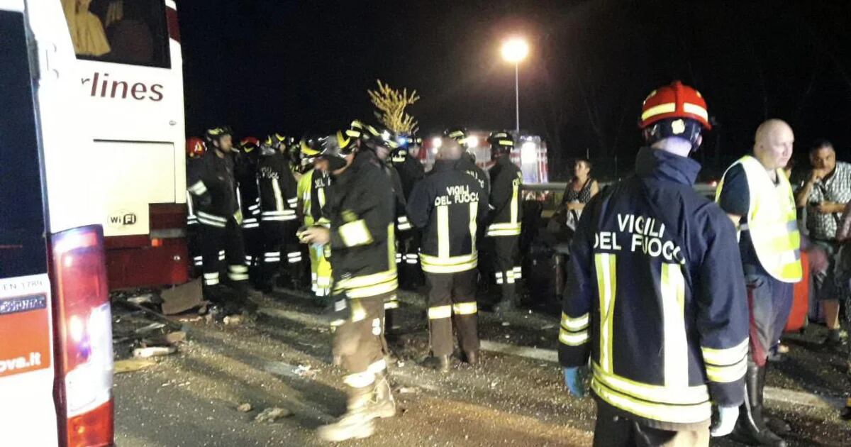 Decine di ucraini feriti in uno scontro tra autobus e camion nel nord Italia