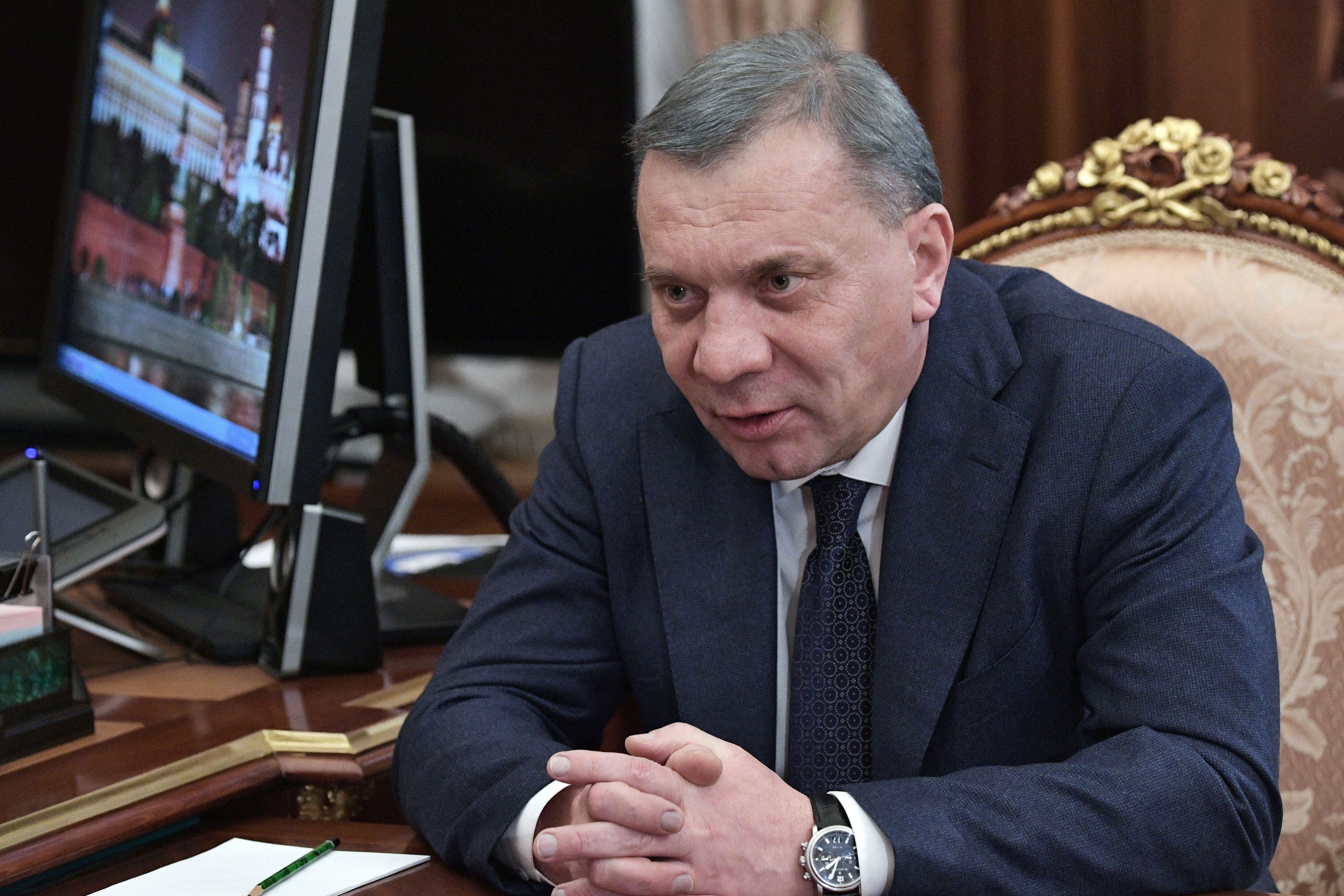 El viceprimer ministro ruso Yury Borisov