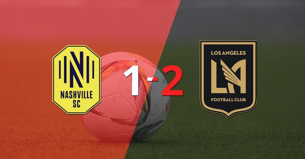 Los Angeles FC won 2-1 on their visit to Nashville SC