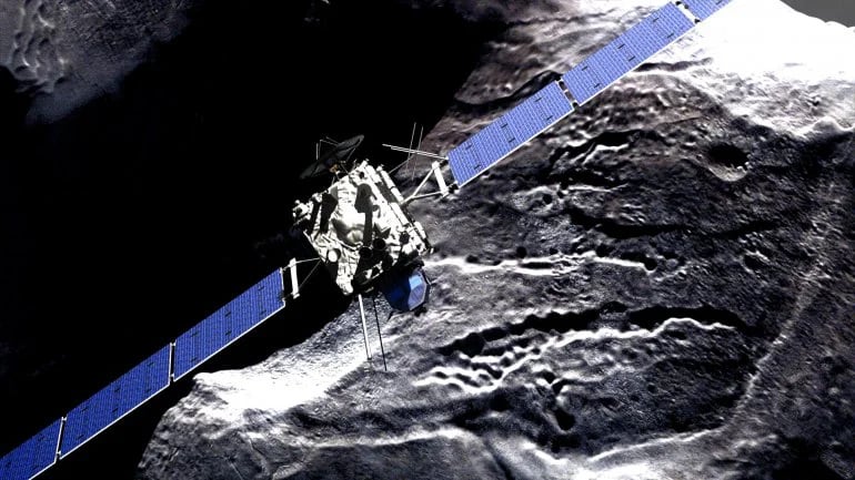 La nave espacial Rosetta (AFP)