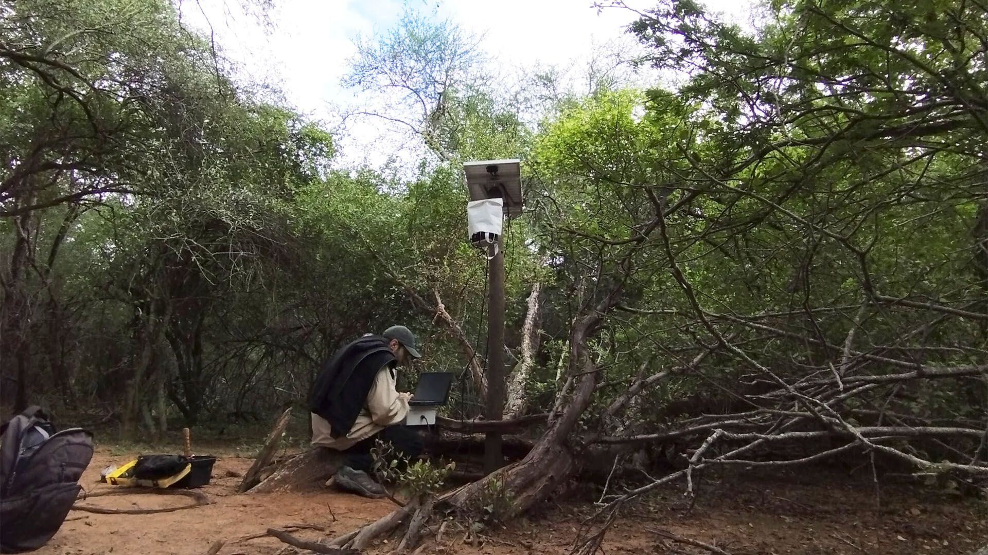 El dispositivo SiMonA está poniéndose a prueba en la finca El Paraíso, de la UCASAL, en pleno Gran Chaco (UCASAL)