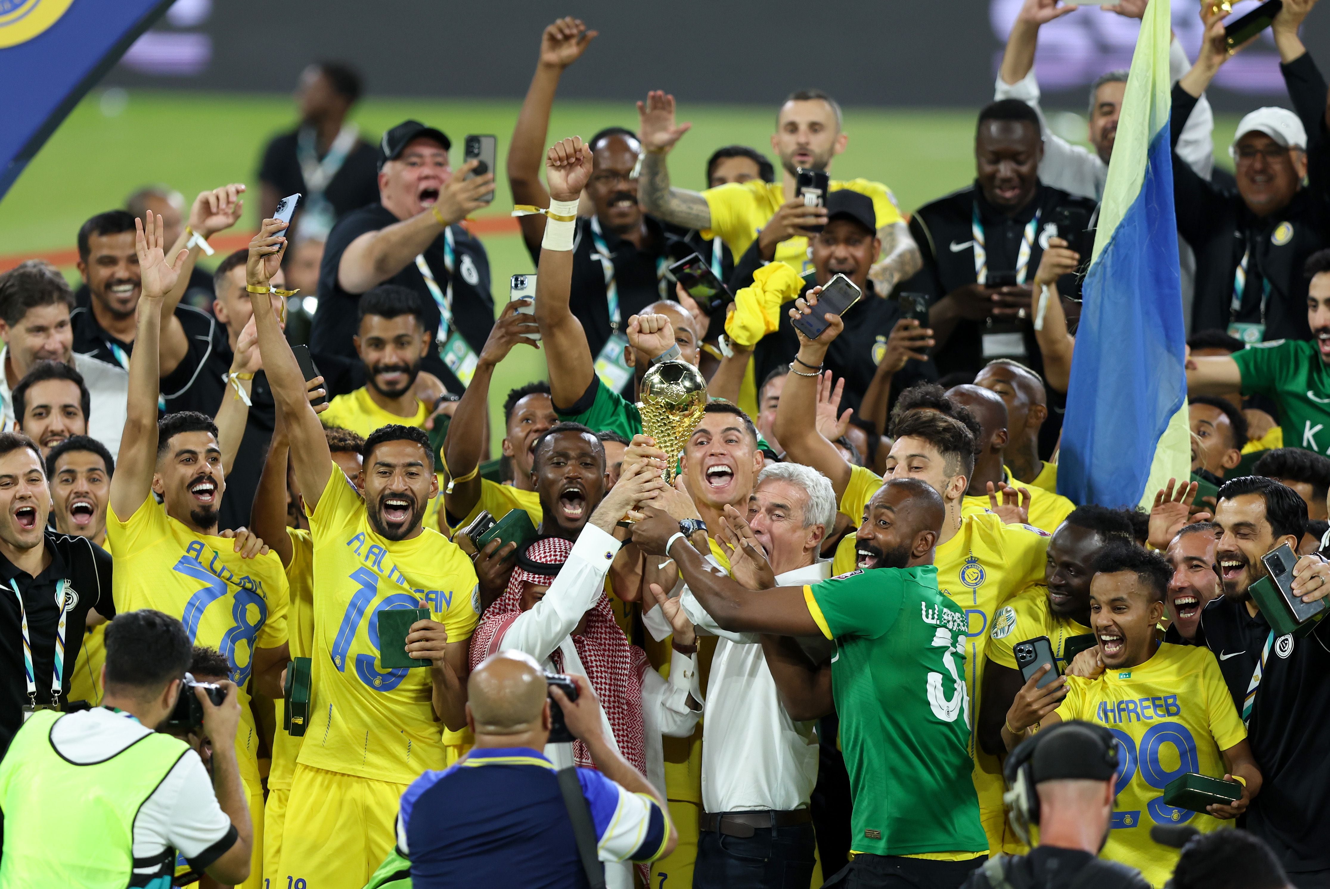 El Al Nassr viene de consagrarse campeón de la Liga de Campeones Árables (Photo by Yasser Bakhsh/Getty Images)