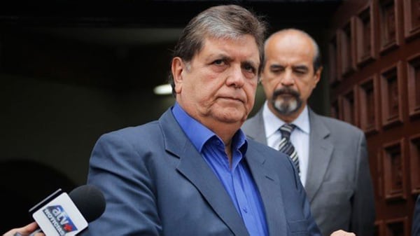 El ex presidente Alan García, también investigado