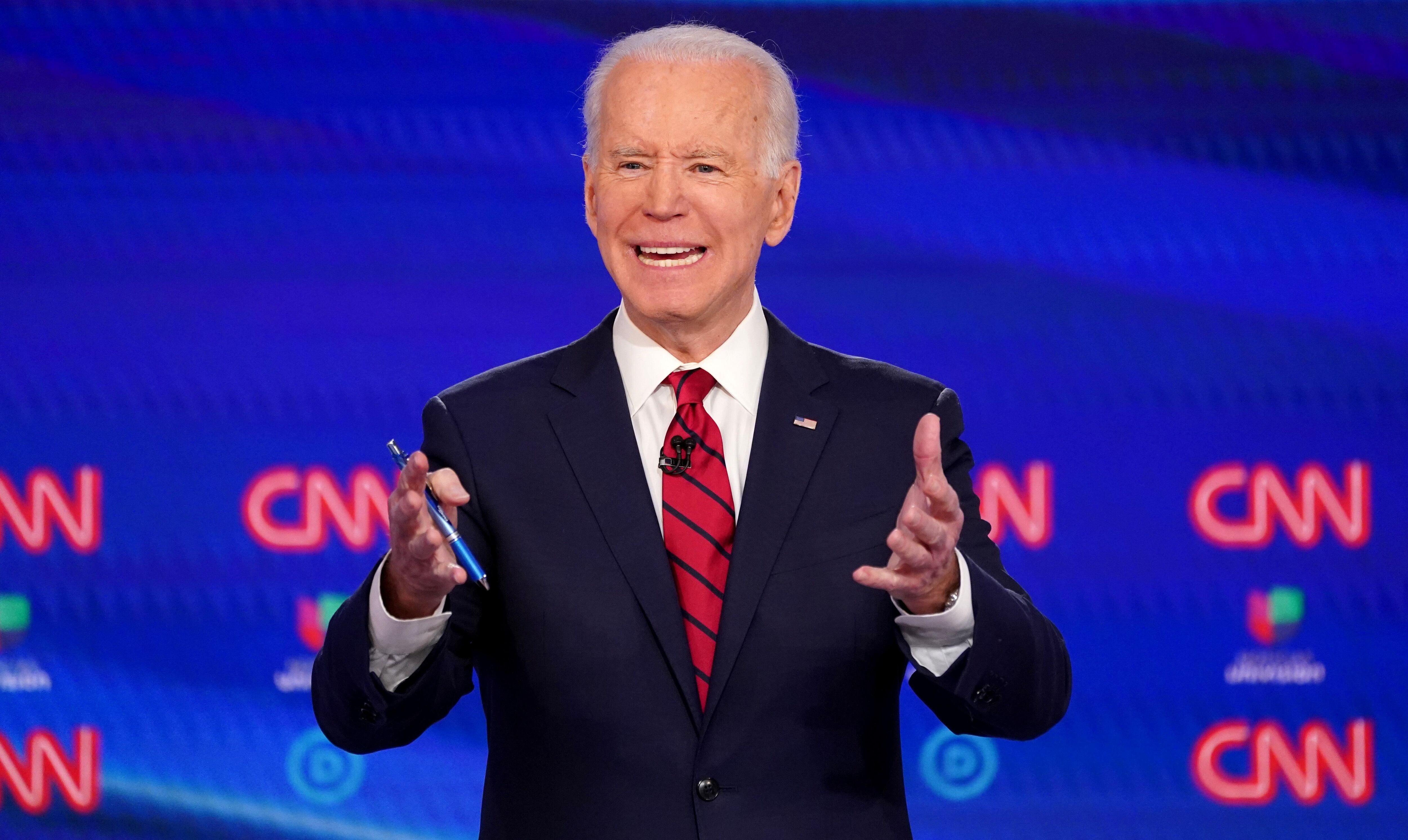 Aspirante a la candidatura por el parido demócrata Joe Biden
