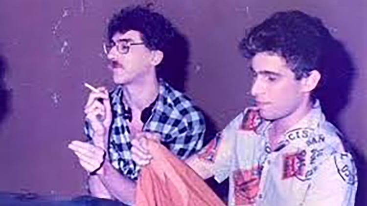 Charly García y Andrés Calamaro en los ´80