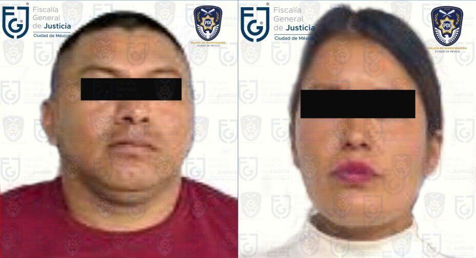 Fueron detenidos dos presuntos integrantes del Cartel de los Rodolfos foto: FGJCDMX