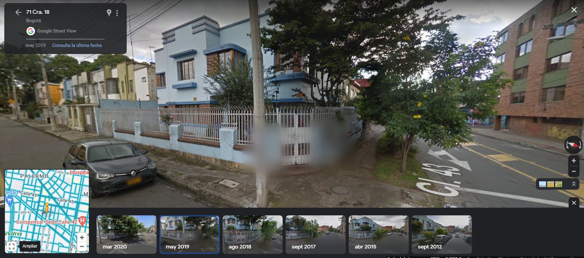 La vivienda donde habitó Betty, se encuentra en la 181 Cl. 43, Colombia.