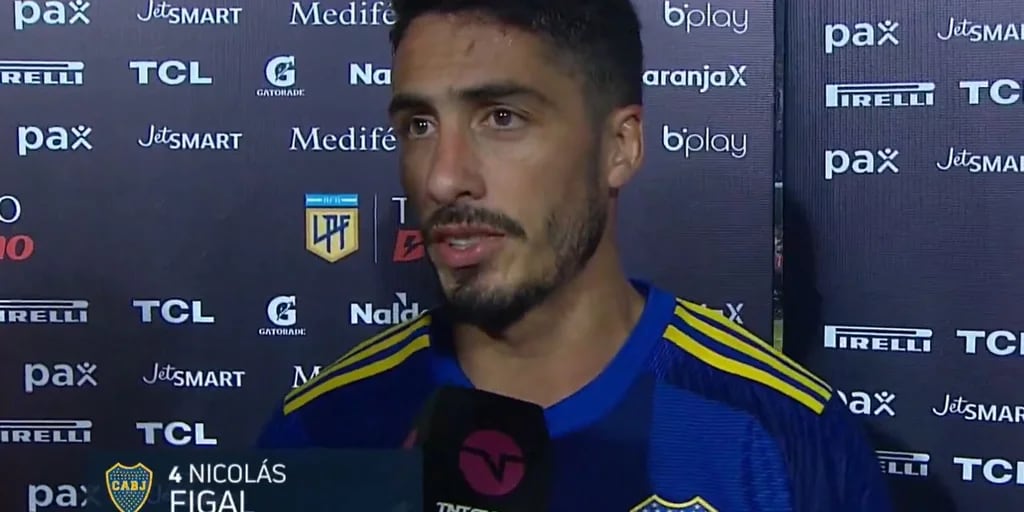 La fuerte autocrítica de Nicolás Figal tras la derrota de Boca ante Atlético Tucumán en el debut en la Liga Profesional