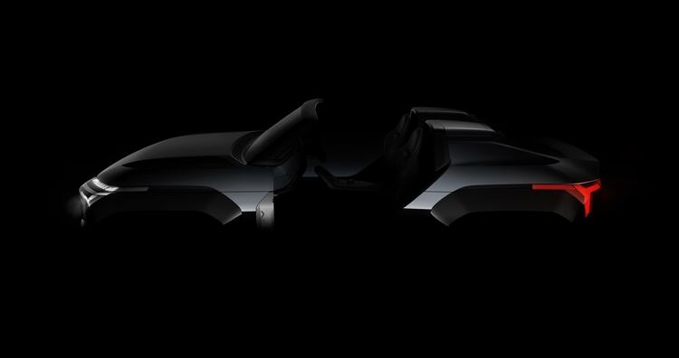 Del Mitsubishi MI-Tech se conoció un teaser con la silueta del modelo de perfil (Prensa Mistubishi)