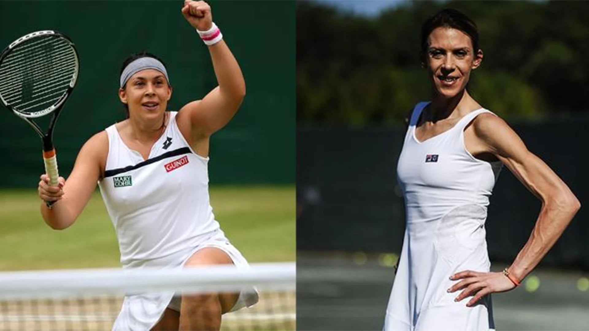 El antes y después de Marion Bartoli, tras contraer un virus