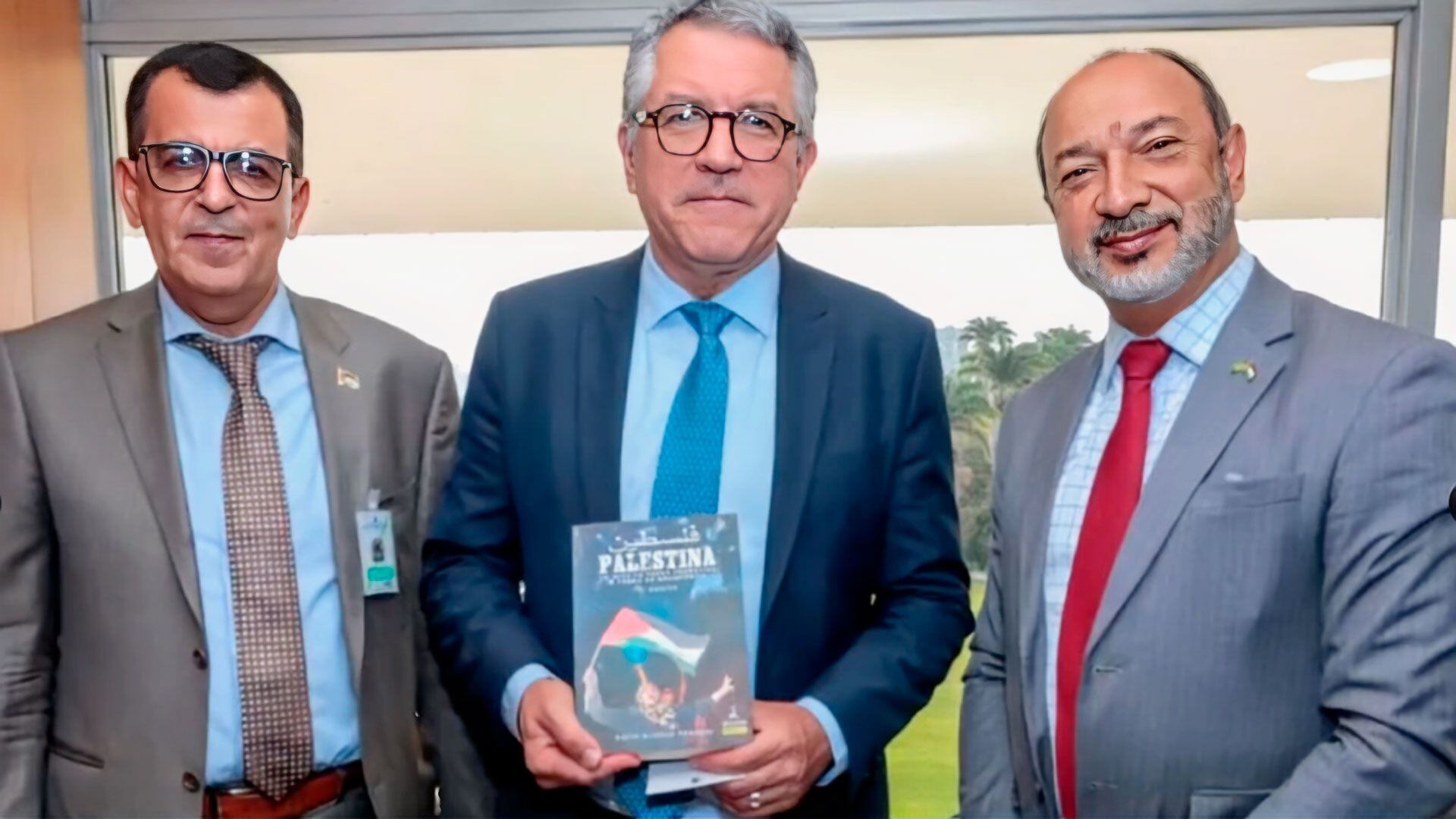 Foto de la reunión en el Palacio presidencial de Planalto