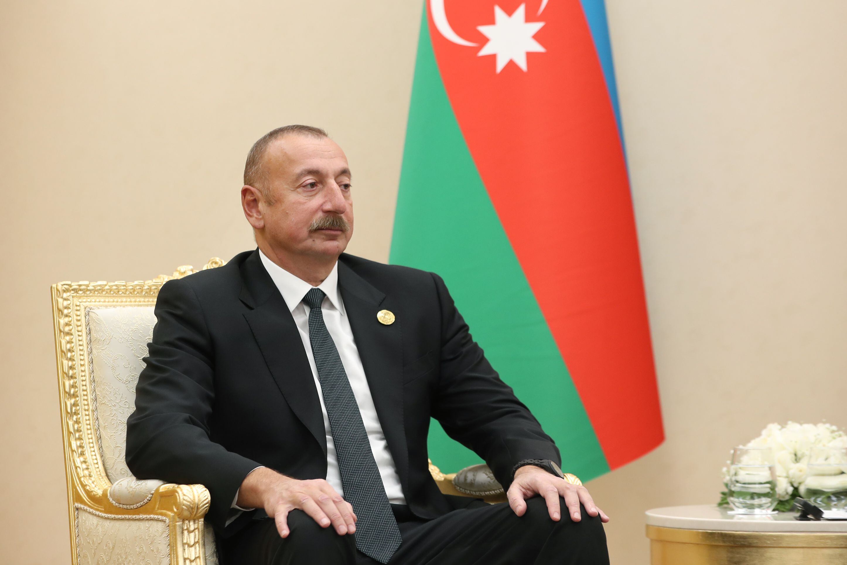 El presidente de Azerbaiyán, Ilham Aliyev. Europa Press/Contacto/Iranian Presidency/Archivo
