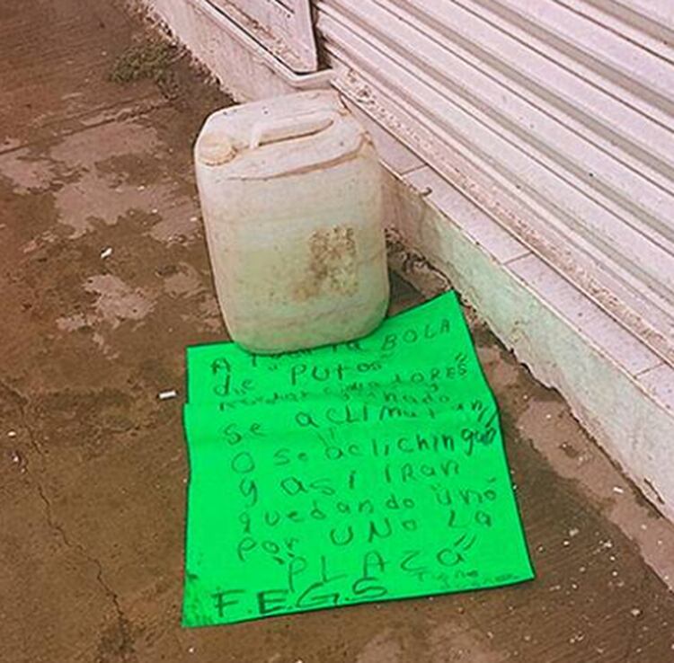 En un bidón de aproximadamente 20 litros, fue abandonada la cabeza del sicario del Cártel del Golfo  (Foto: Especial)