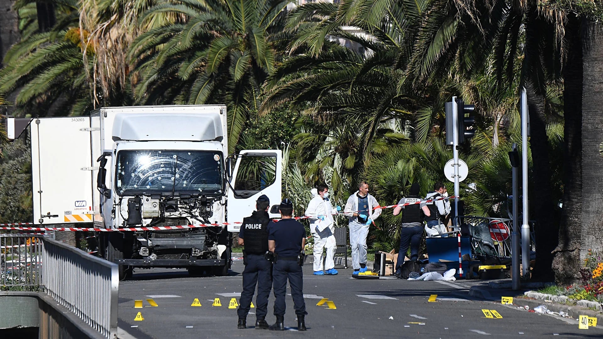 Imagen del día posterior al ataque (AFP)