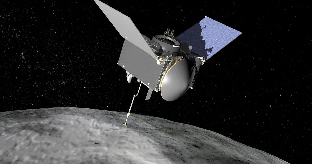 Several months later, NASA was able to open a container containing astronomical materials from the asteroid Bennu