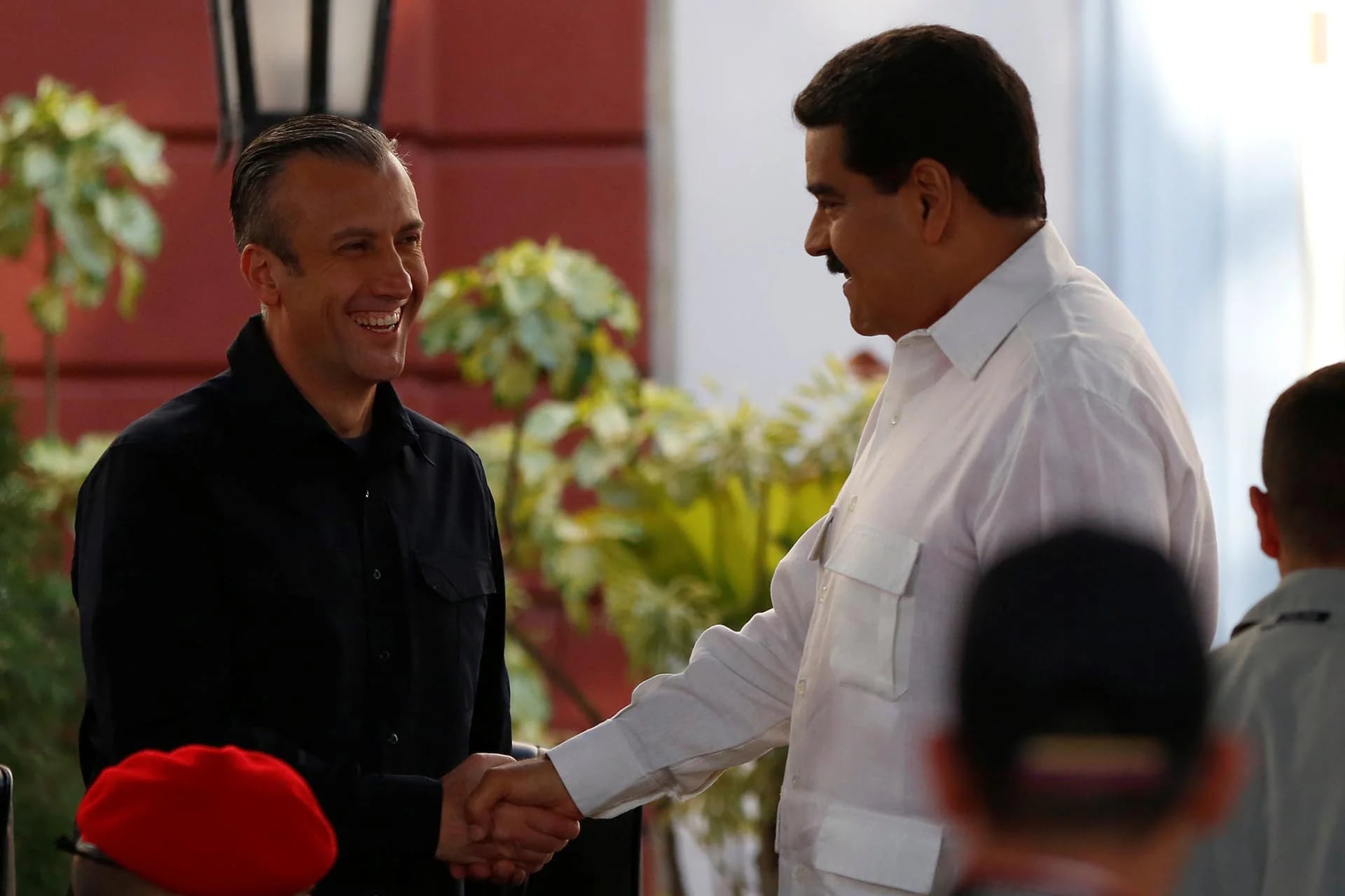 El presidente de Venezuela, Nicolás Maduro, y Tarek El Aissami, actual vicepresidente