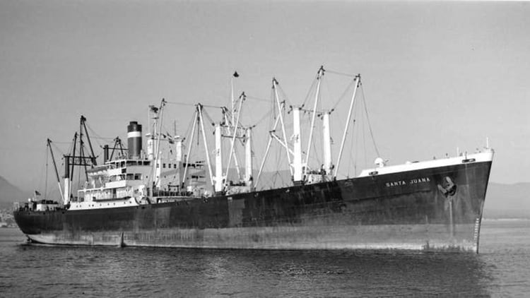 Santa Juana, el primer nombre del carguero antes de ser rebautizado como Ourang Medan