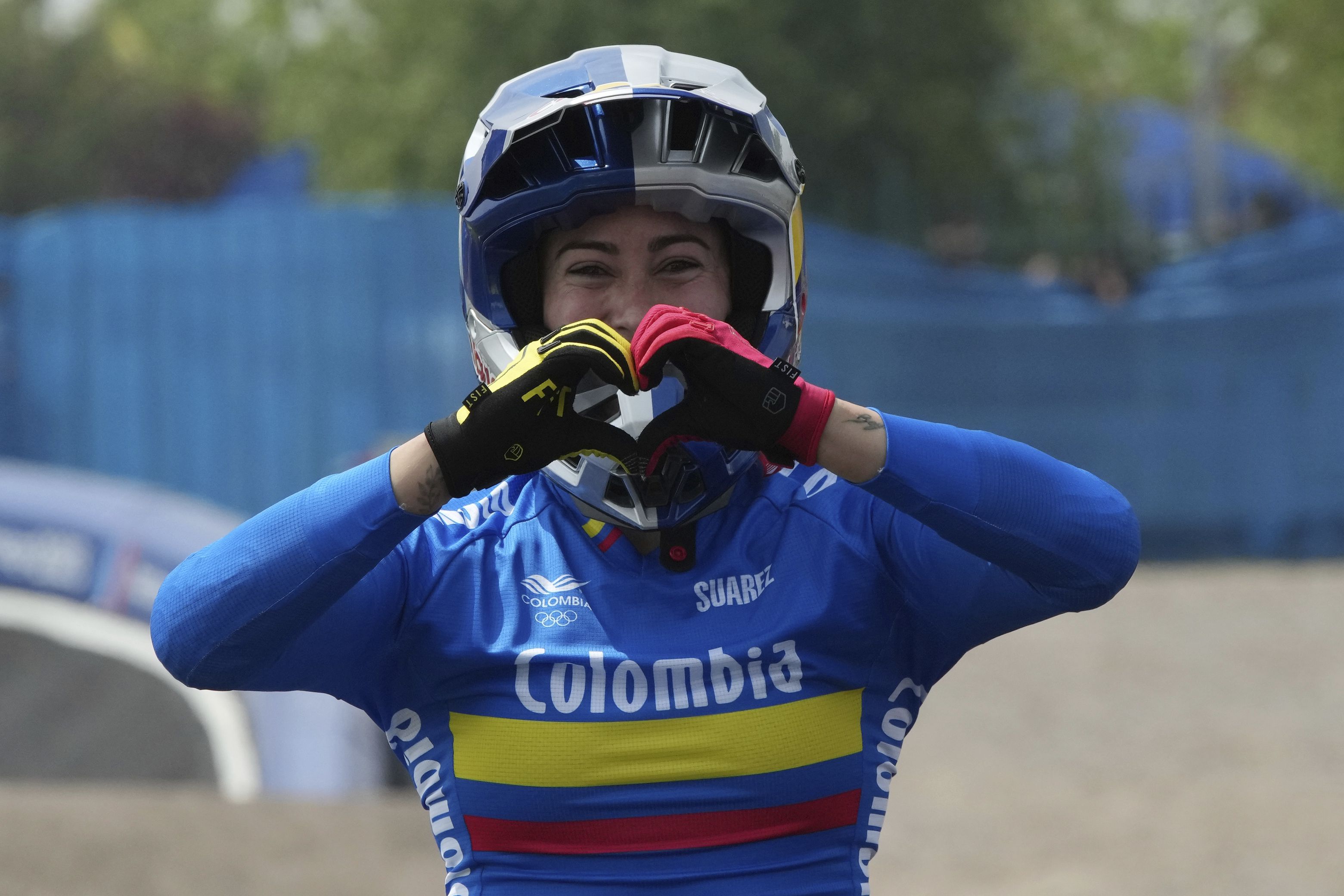Marian Pajón, campeona en los Juegos Panamericanos 2023, espera asegurar su paso a los olímpicos de París 2024 - crédito Dolores Ochoa/AP